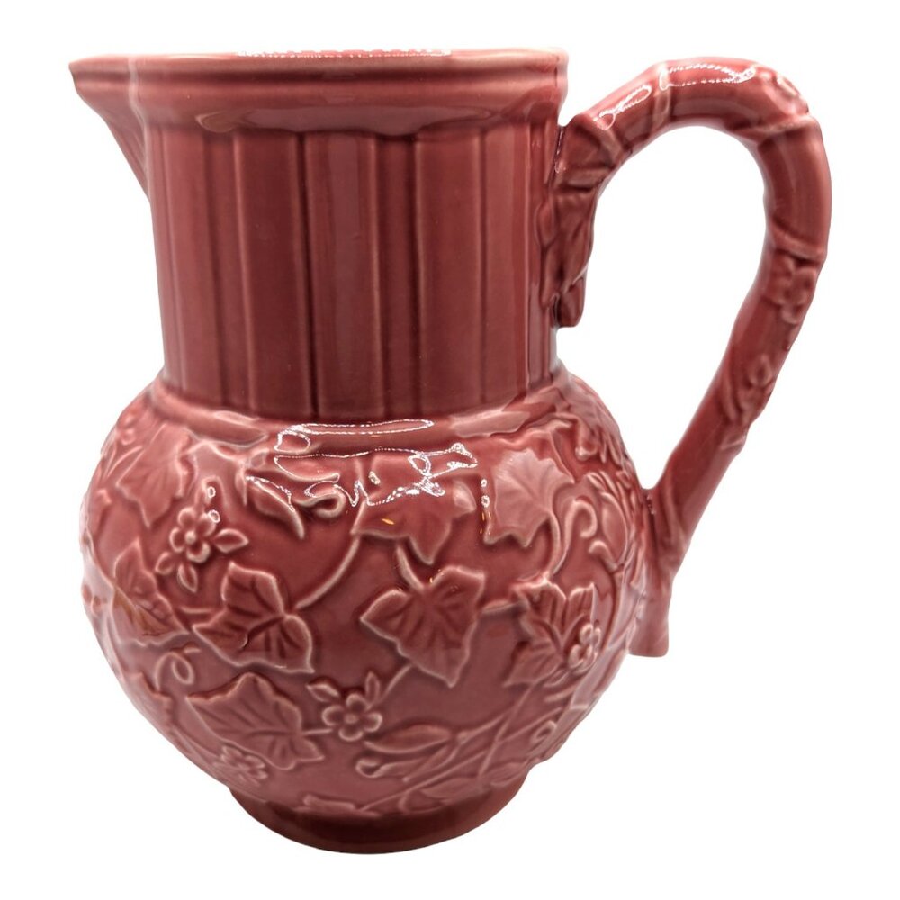 Summer Terrace Lenox Pink Pitcher, 8" Tall x 7 1/2" Widest including Handle